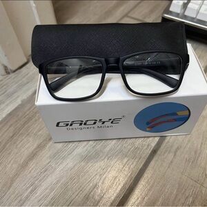 GROYE Black Designer blue light Glasses
